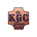 Kiss-Cut Sticker — "The KGC Show" Leather Patch Logo (Est. 2022)