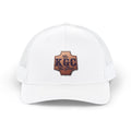 KGC Leather Patch Trucker Cap - Classic Snapback Mesh Hat